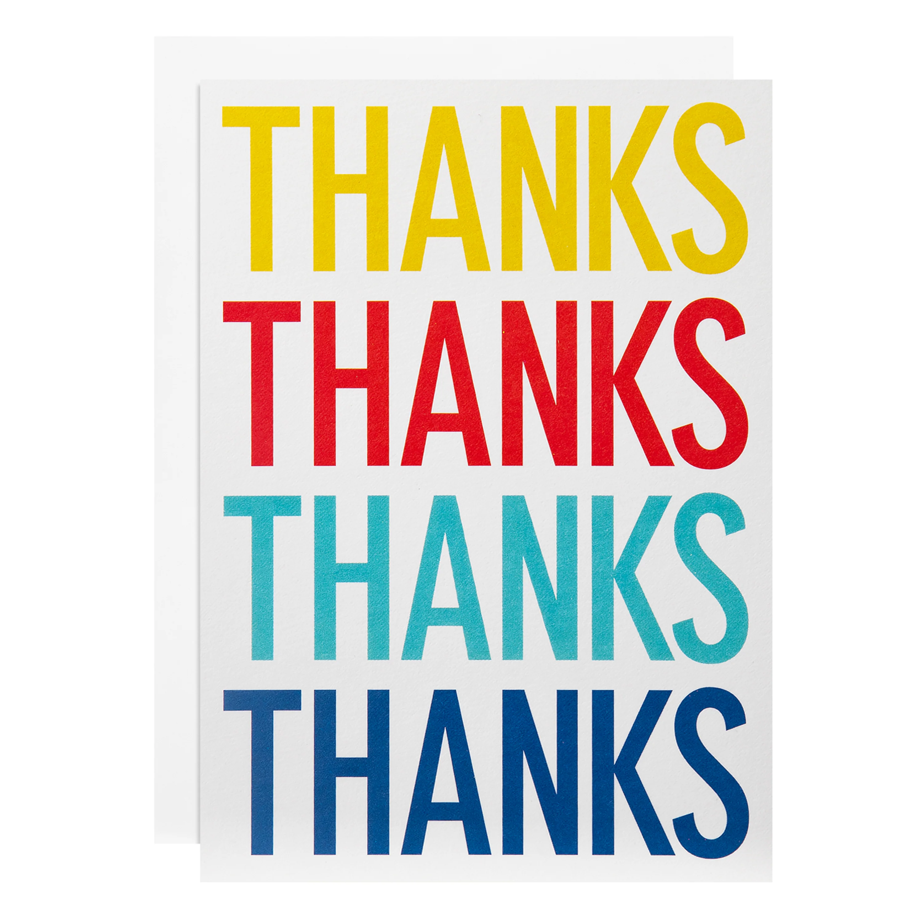 Thank You Cards Multipack - Pack of 48 in 4 Rainbow Lettering Designs - Image 4