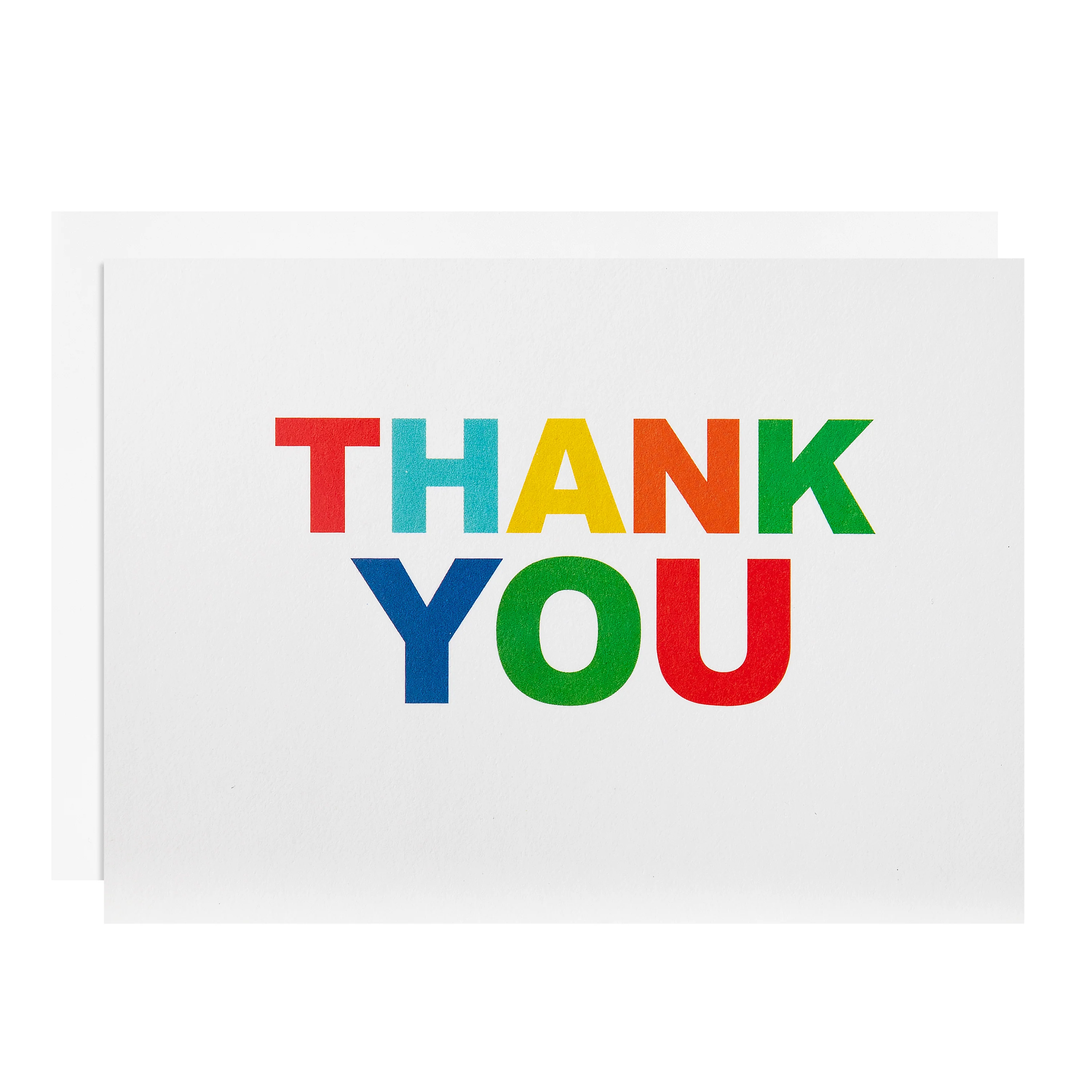 Thank You Cards Multipack - Pack of 48 in 4 Rainbow Lettering Designs - Image 5