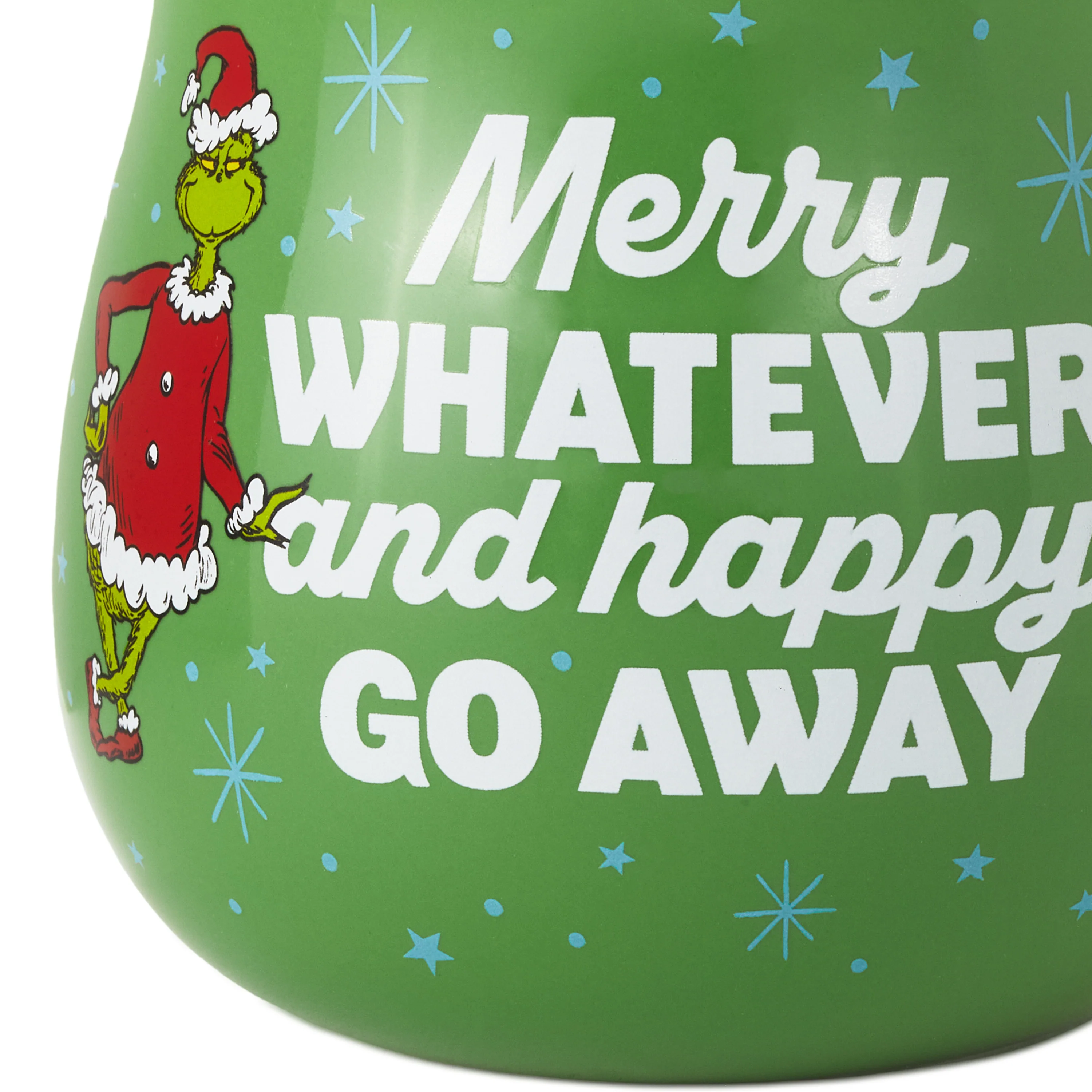 The Grinch 'Merry Whatever and Happy Go Away' Ceramic Mug - Image 4