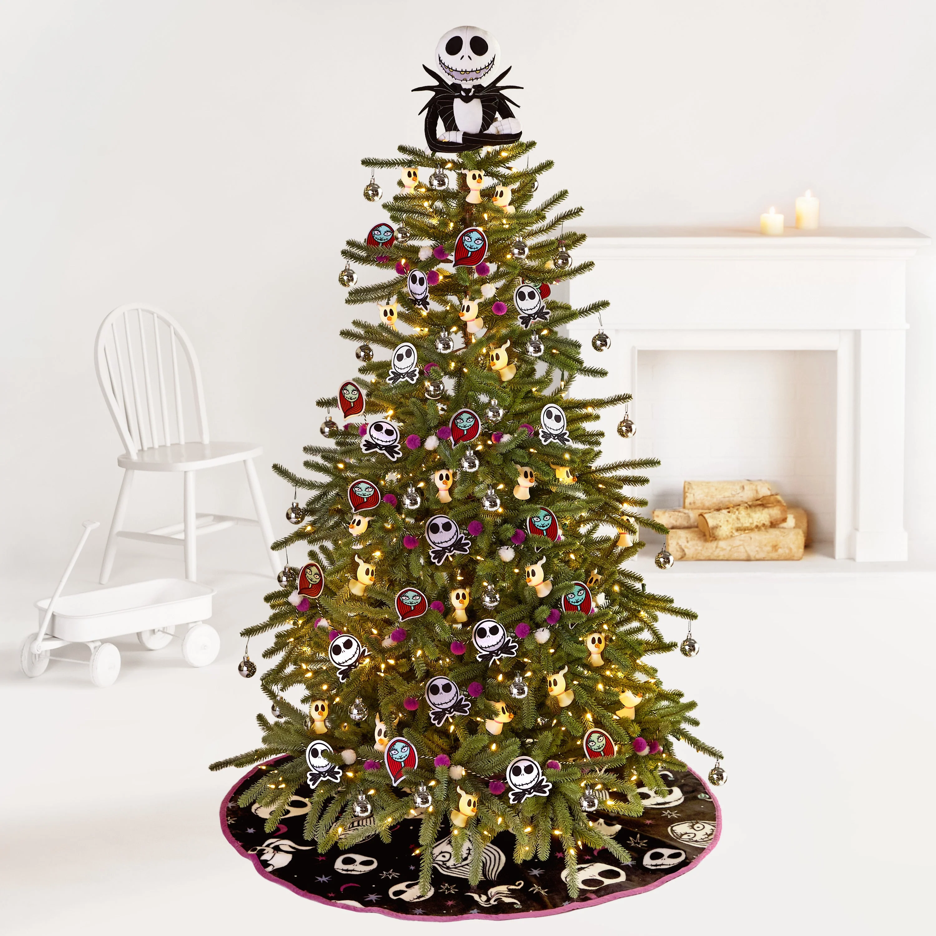 The Nightmare Before Christmas Plush Tree Topper - Jack Skellington Design - Image 6