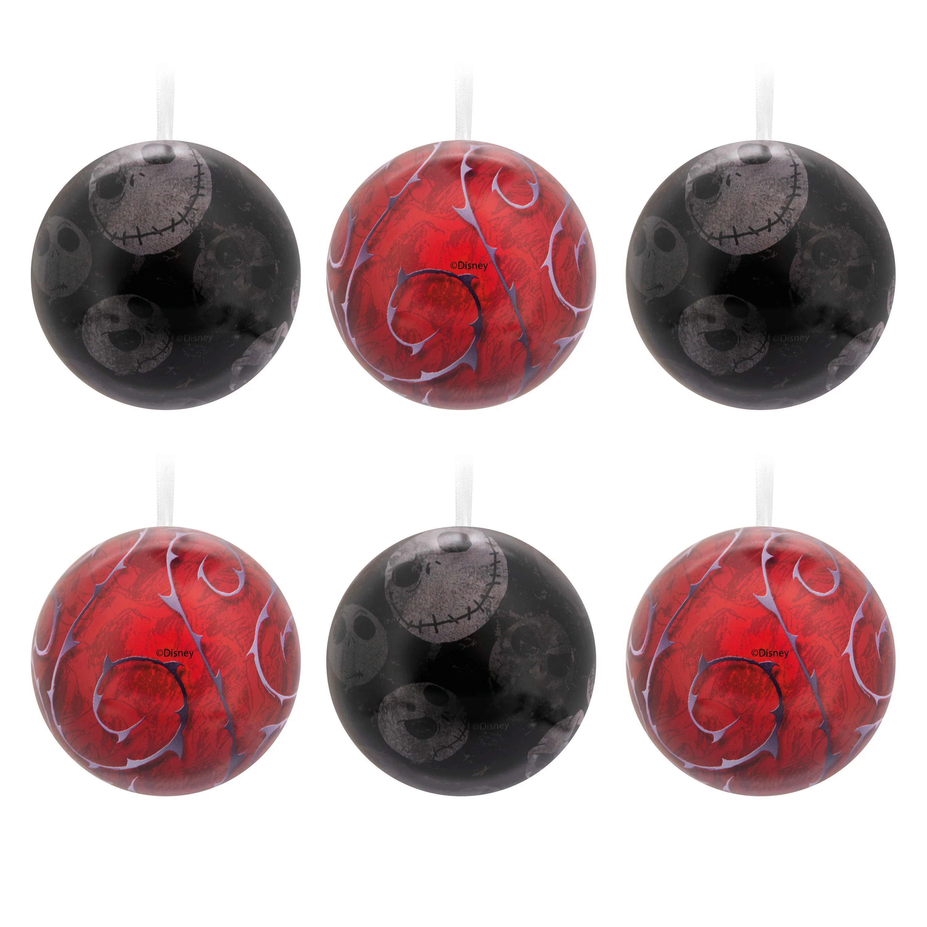 The Nightmare Before Christmas Tin Bauble Christmas Ornaments, Pack of 12 - Image 2