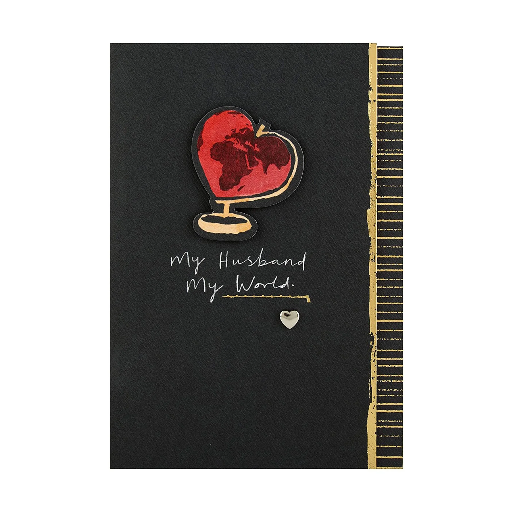 Valentine Card for Husband - 3D Effect "My World' Design - Image 2