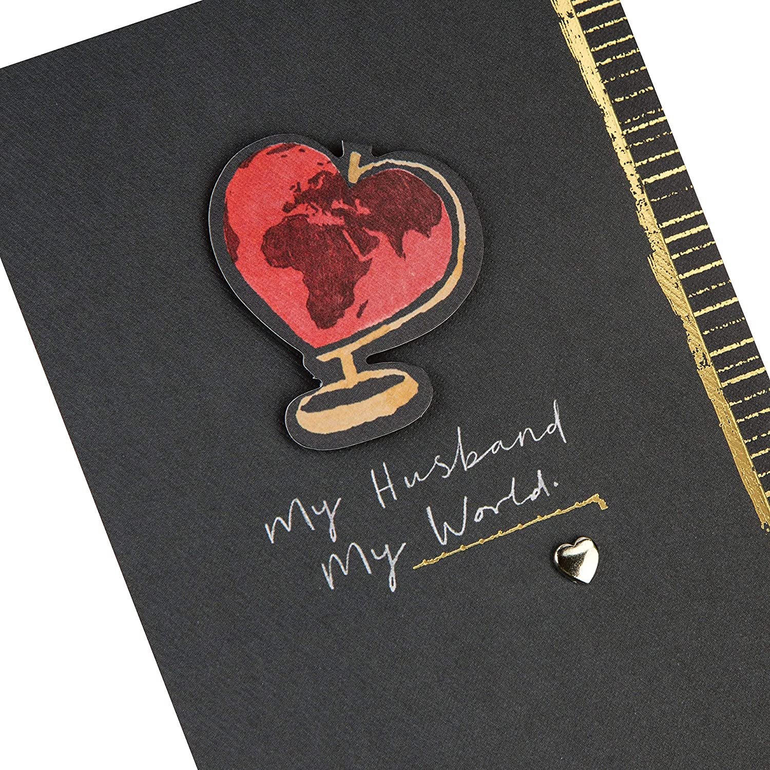 Valentine Card for Husband - 3D Effect "My World' Design - Image 3