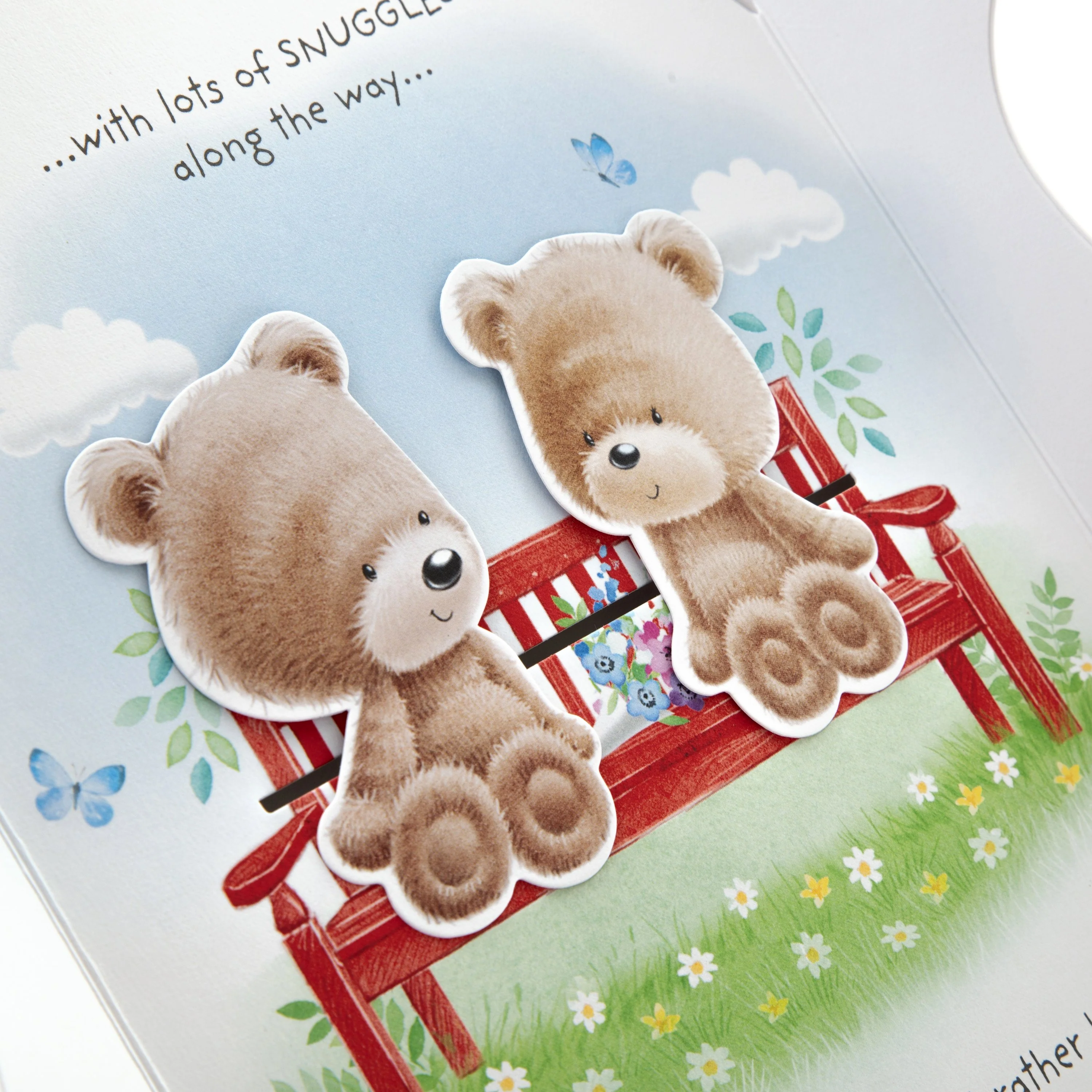 Valentine Card for Husband - Cute Die-cut Moving Design - Image 3