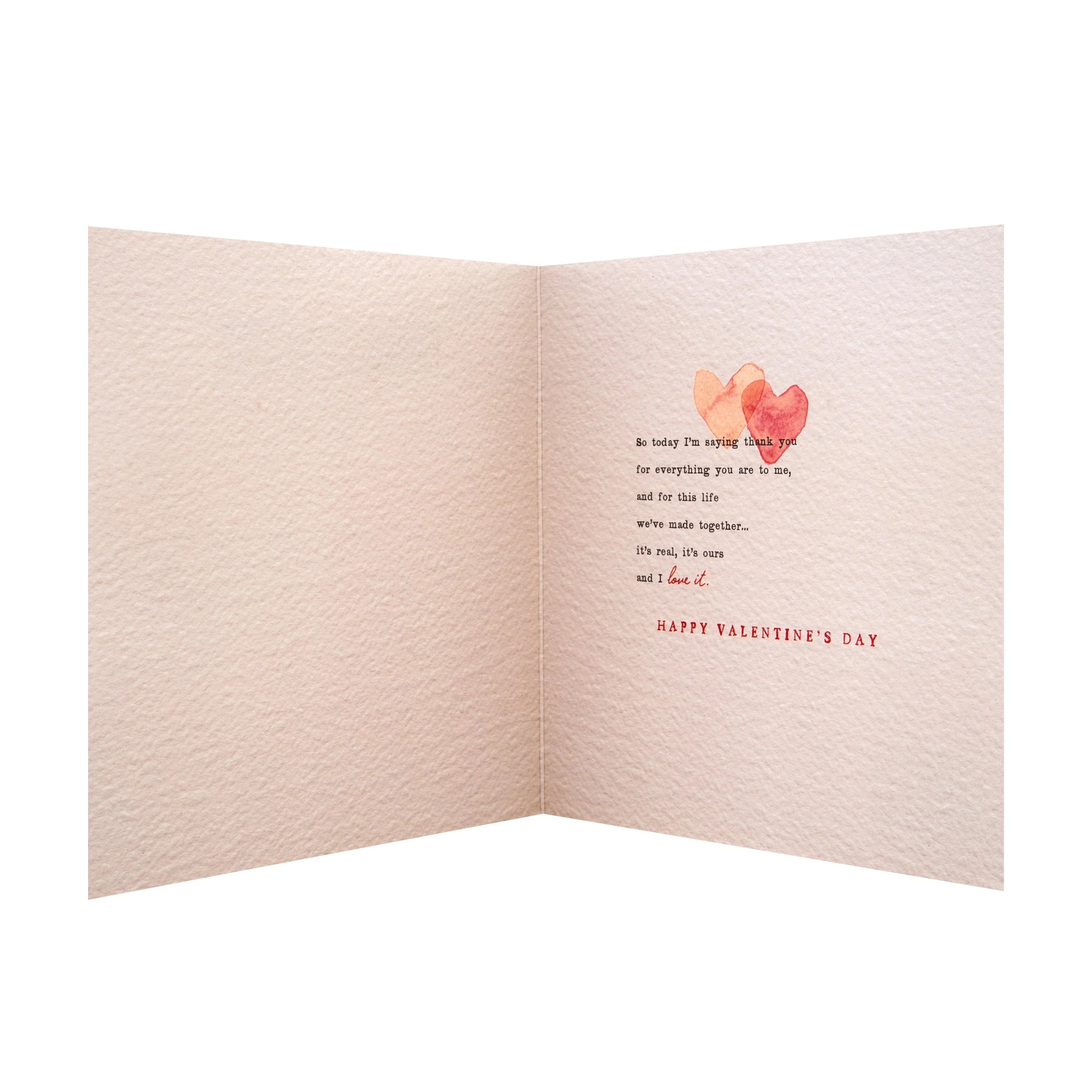 Valentine Card for Husband - Stylish Contemporary Heart Design - Image 3