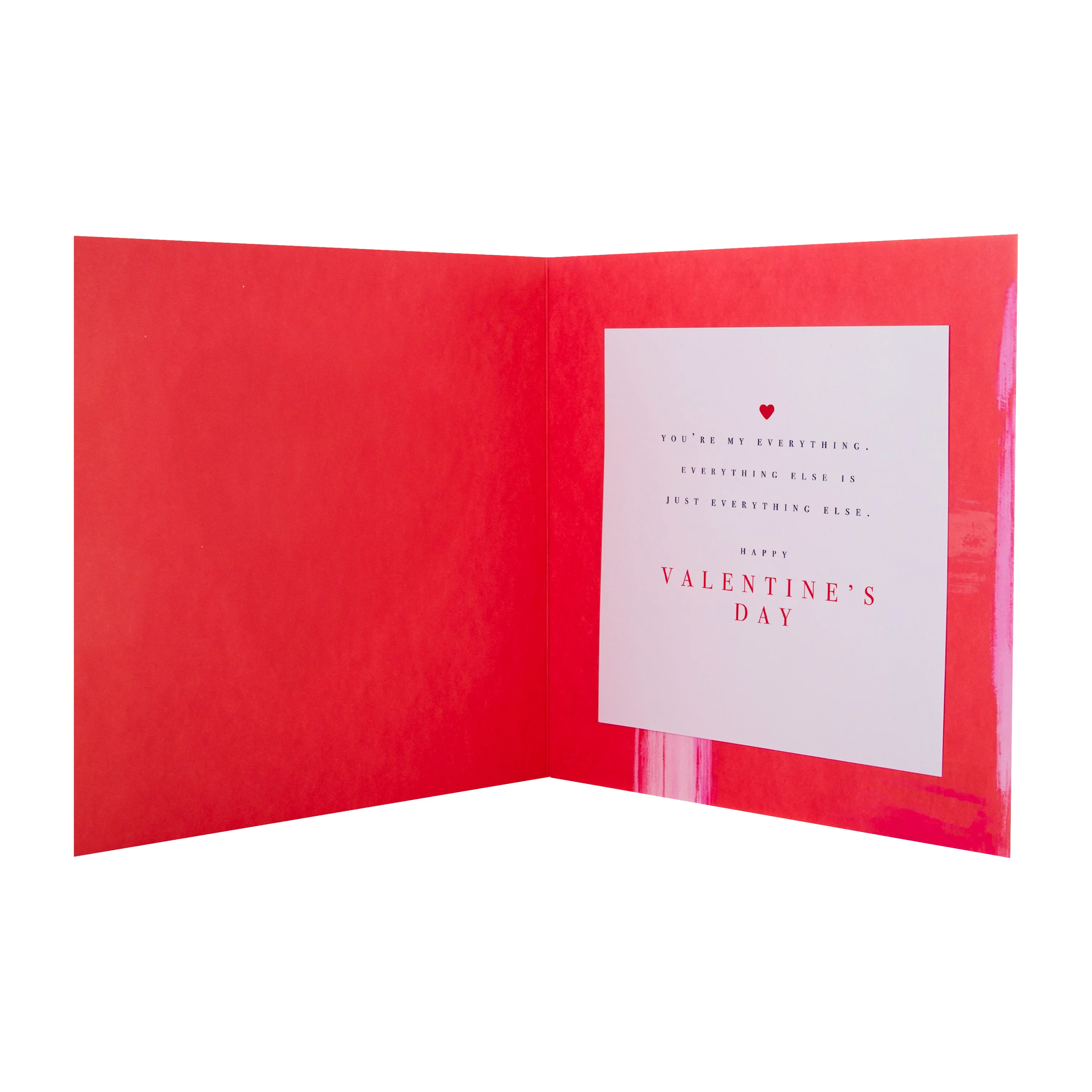 Valentine's Card for Wife - Classic Red Rose Design with Gold Foil - Image 4
