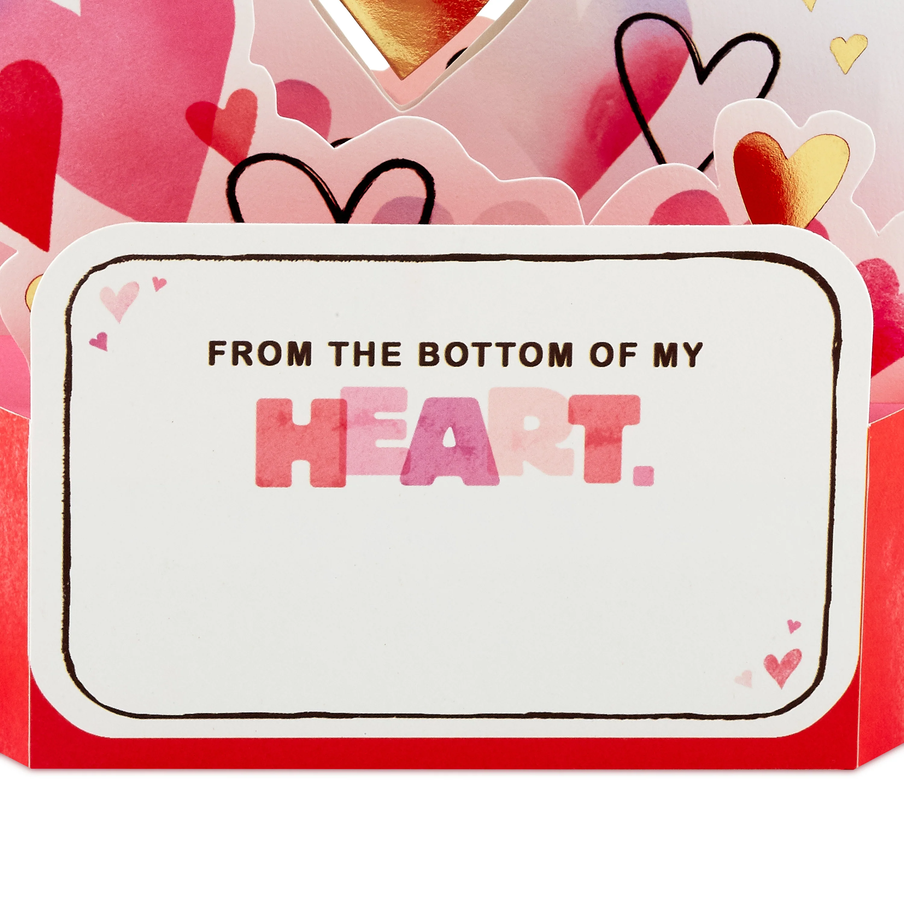 Valentine's Day Card - 3D & Pop Up Musical & Motion Hearts Design - Image 5