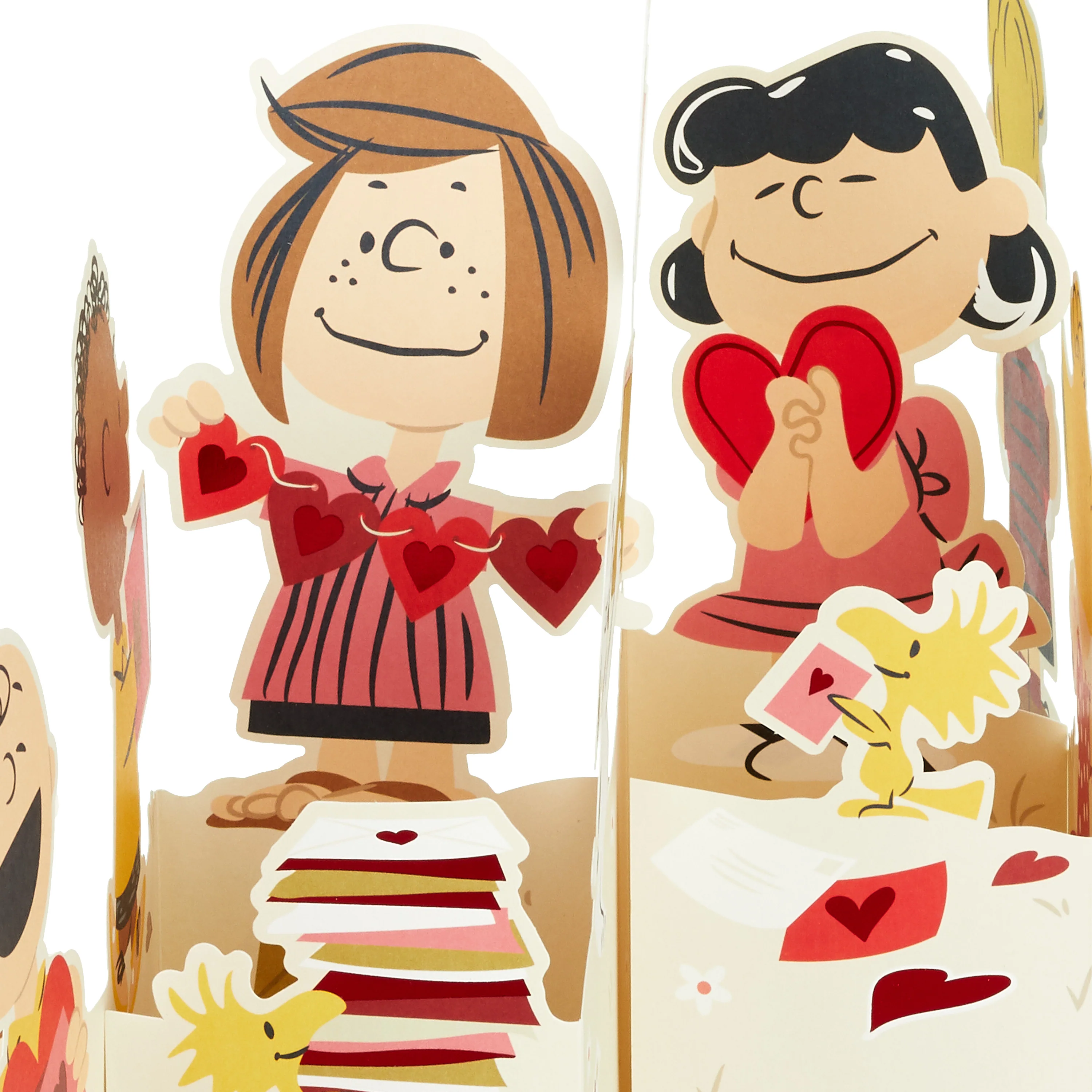 Valentine's Day Card - 3D & Pop Up PEANUTS™ Gang & Love Letters Design - Image 3