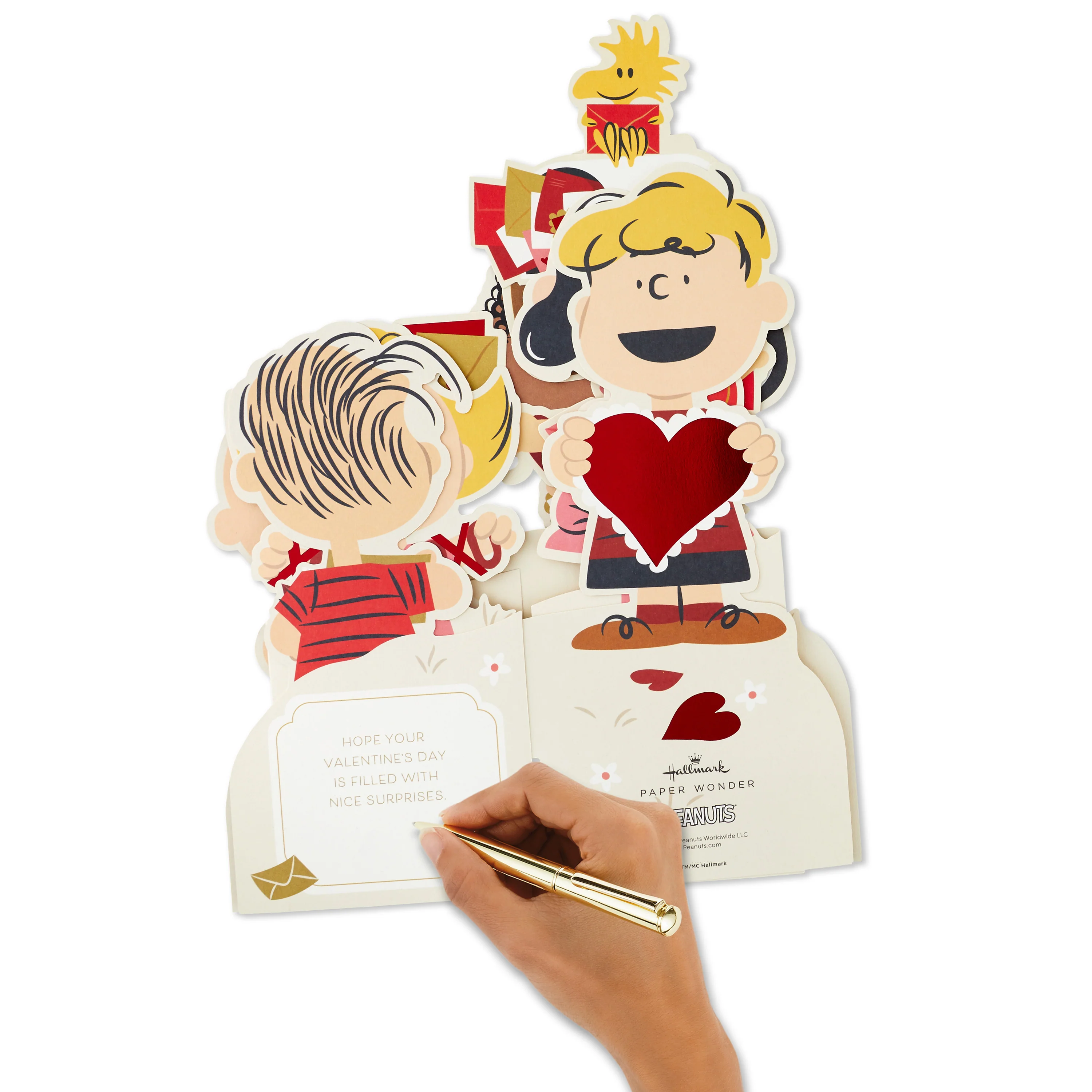 Valentine's Day Card - 3D & Pop Up PEANUTS™ Gang & Love Letters Design - Image 8