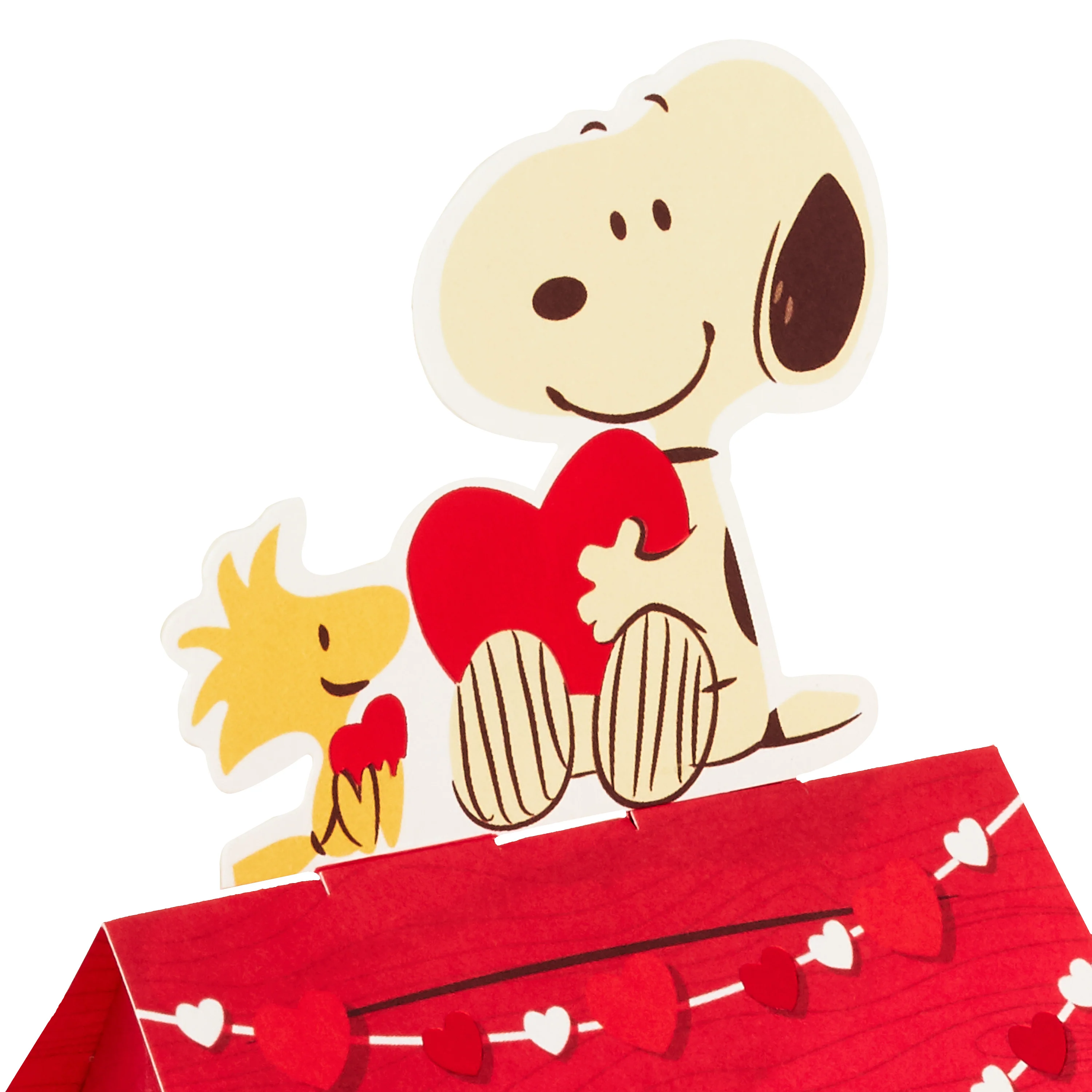 Valentine's Day Card - 3D Pop Up PEANUTS™ SNOOPY Doghouse Design - Image 4