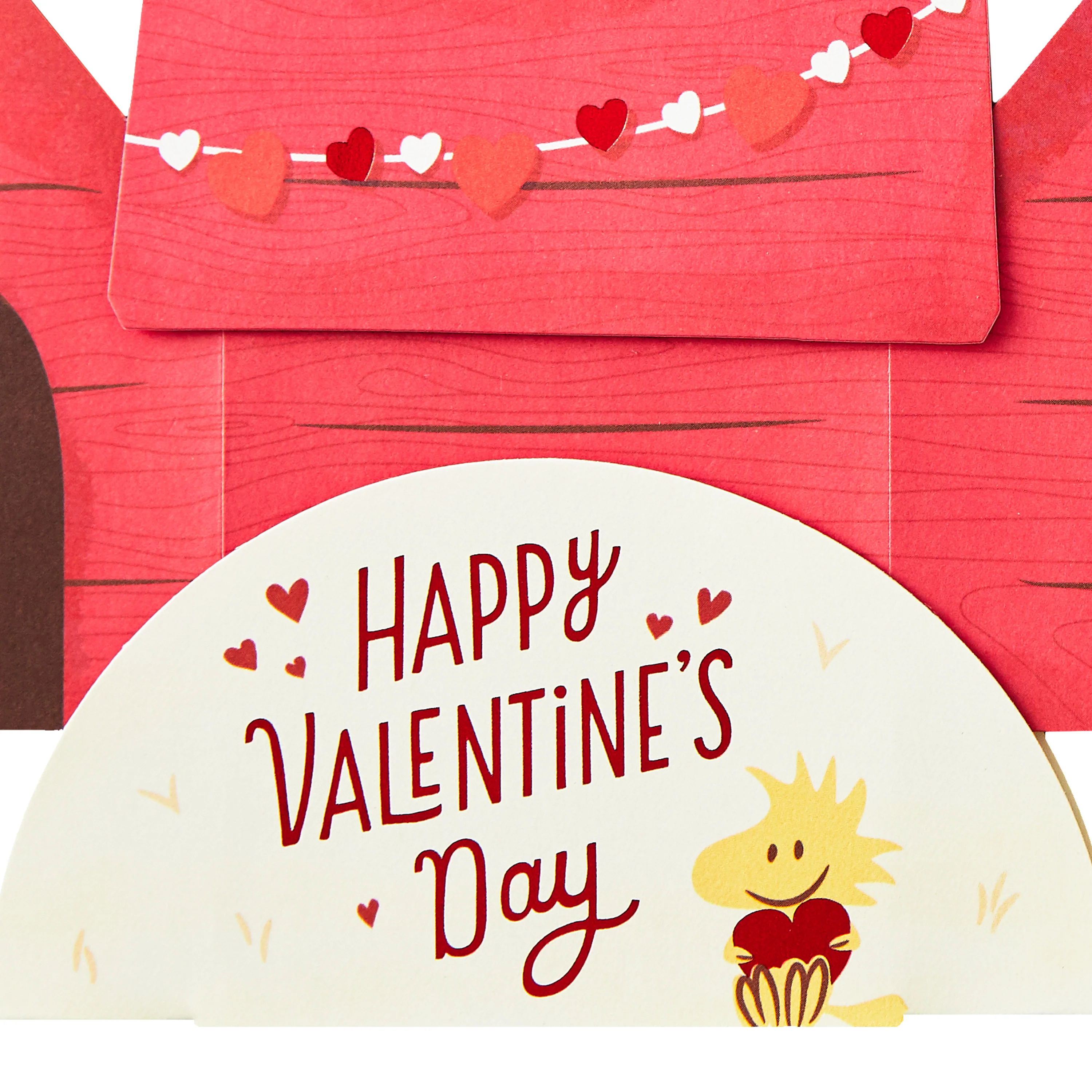 Valentine's Day Card - 3D Pop Up PEANUTS™ SNOOPY Doghouse Design - Image 6