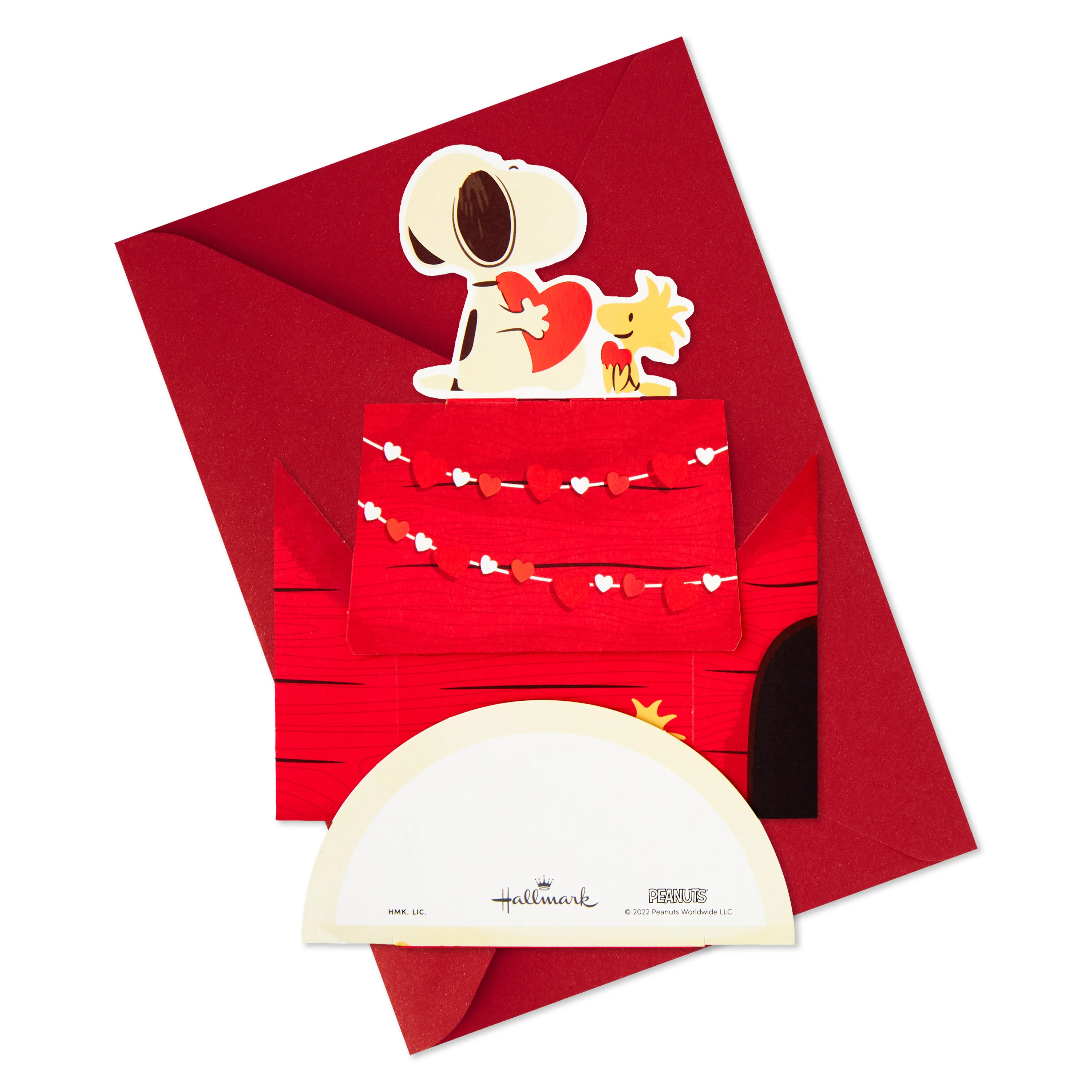 Valentine's Day Card - 3D Pop Up PEANUTS™ SNOOPY Doghouse Design - Image 8