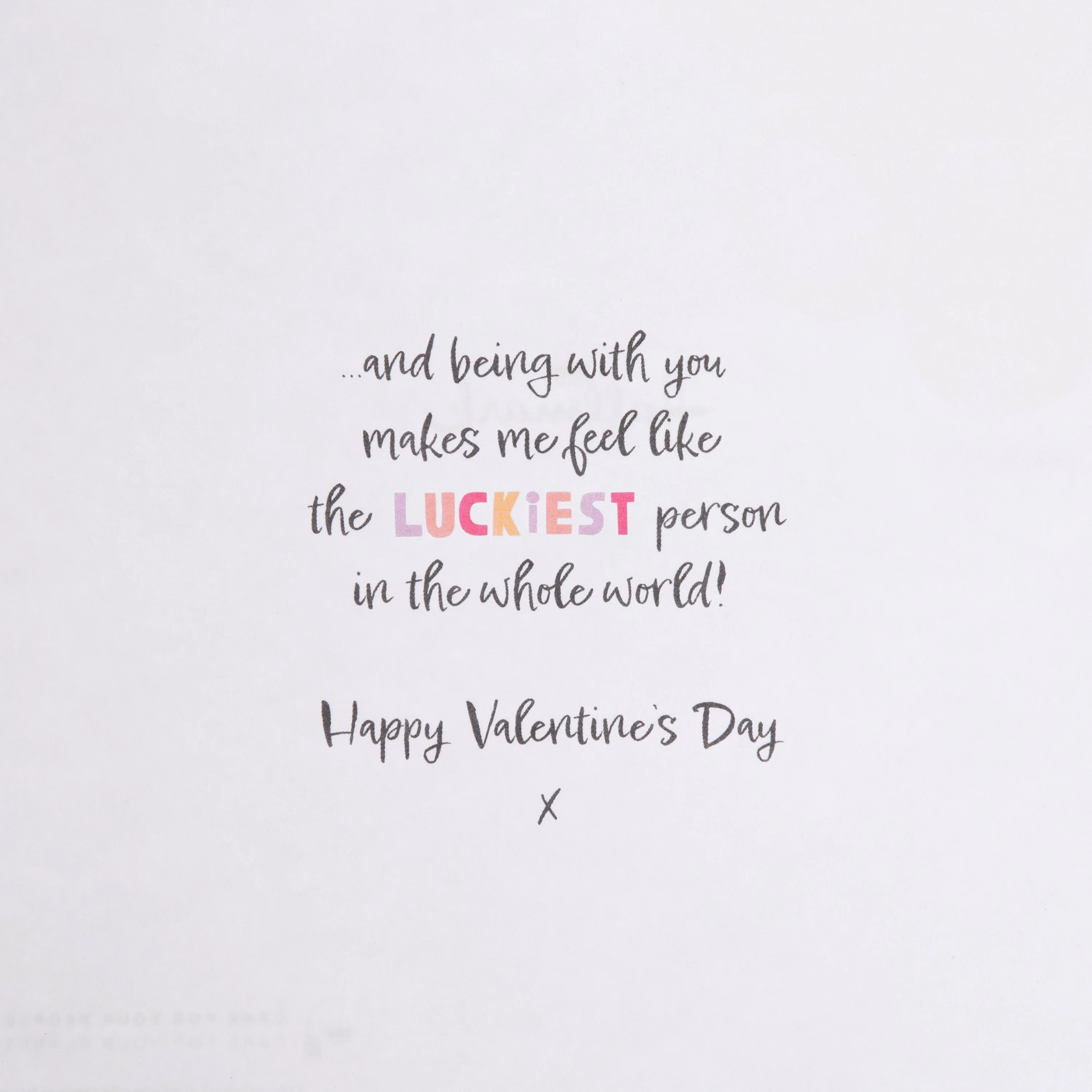 Valentine's Day Card for Boyfriend - Forever Friends Bear Hug - Image 4