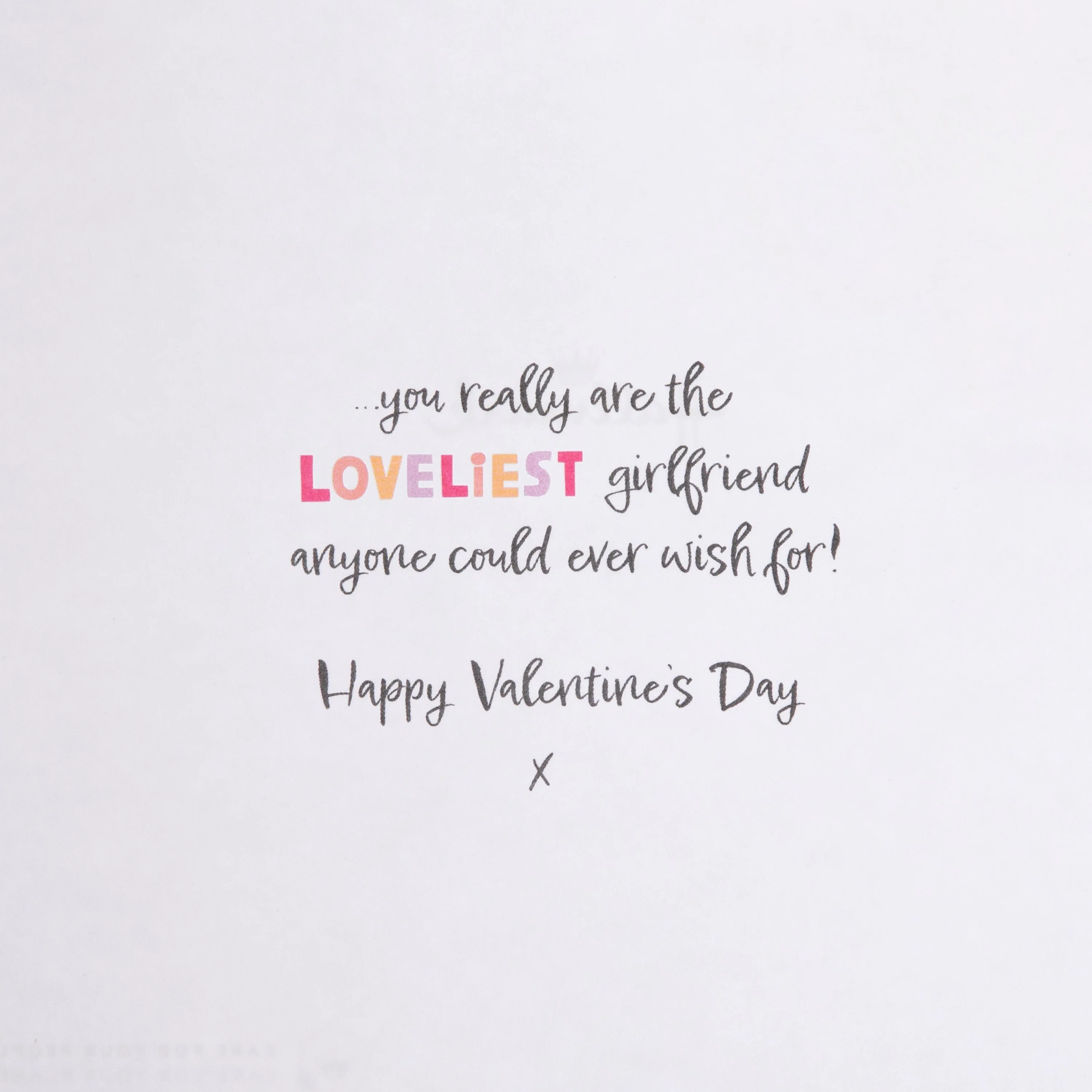 Valentine's Day Card for Girlfriend - Forever Friends Bears Heart Kiss - Image 4
