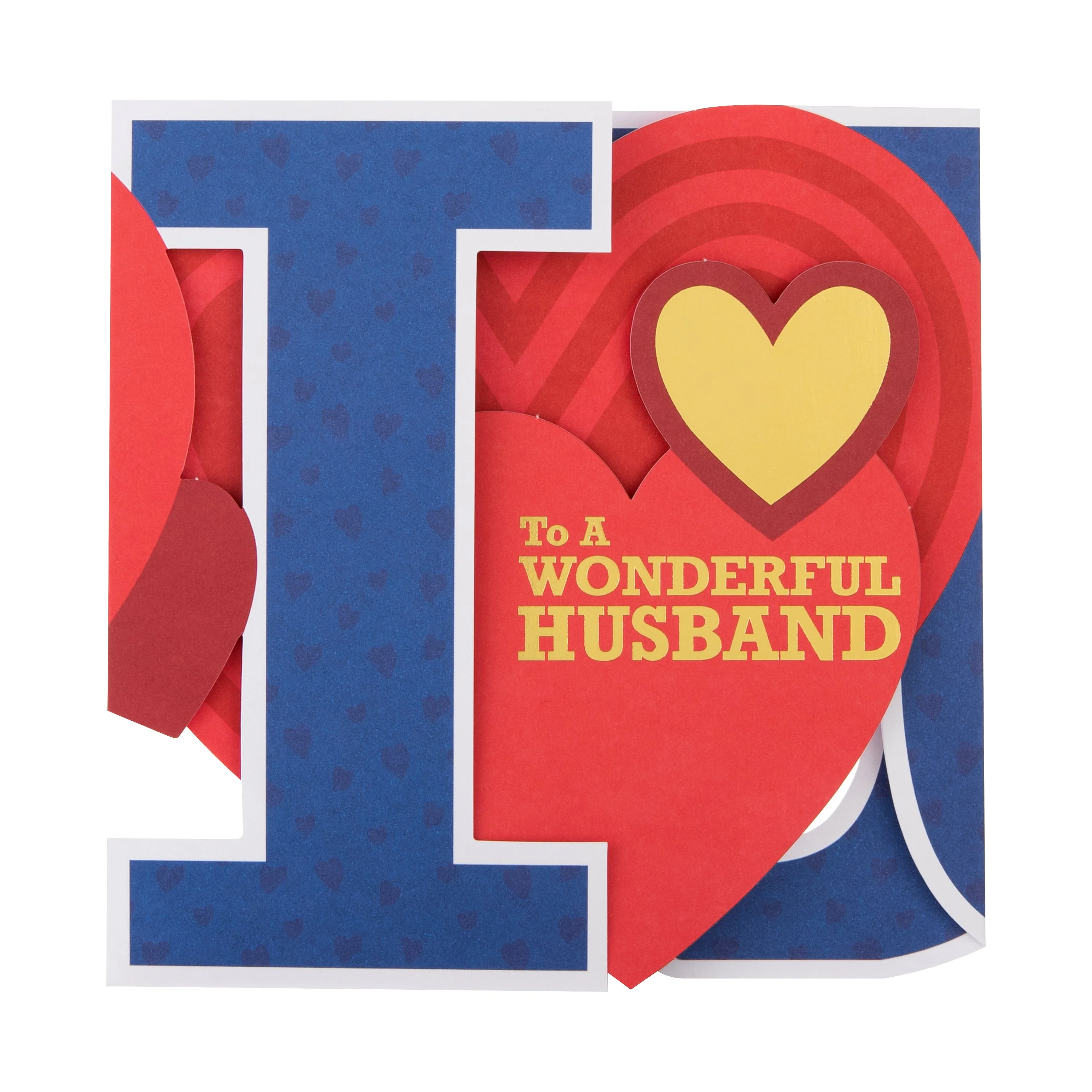 Valentine's Day Card for Husband - 3D Fold-Out Banner Design - Image 3