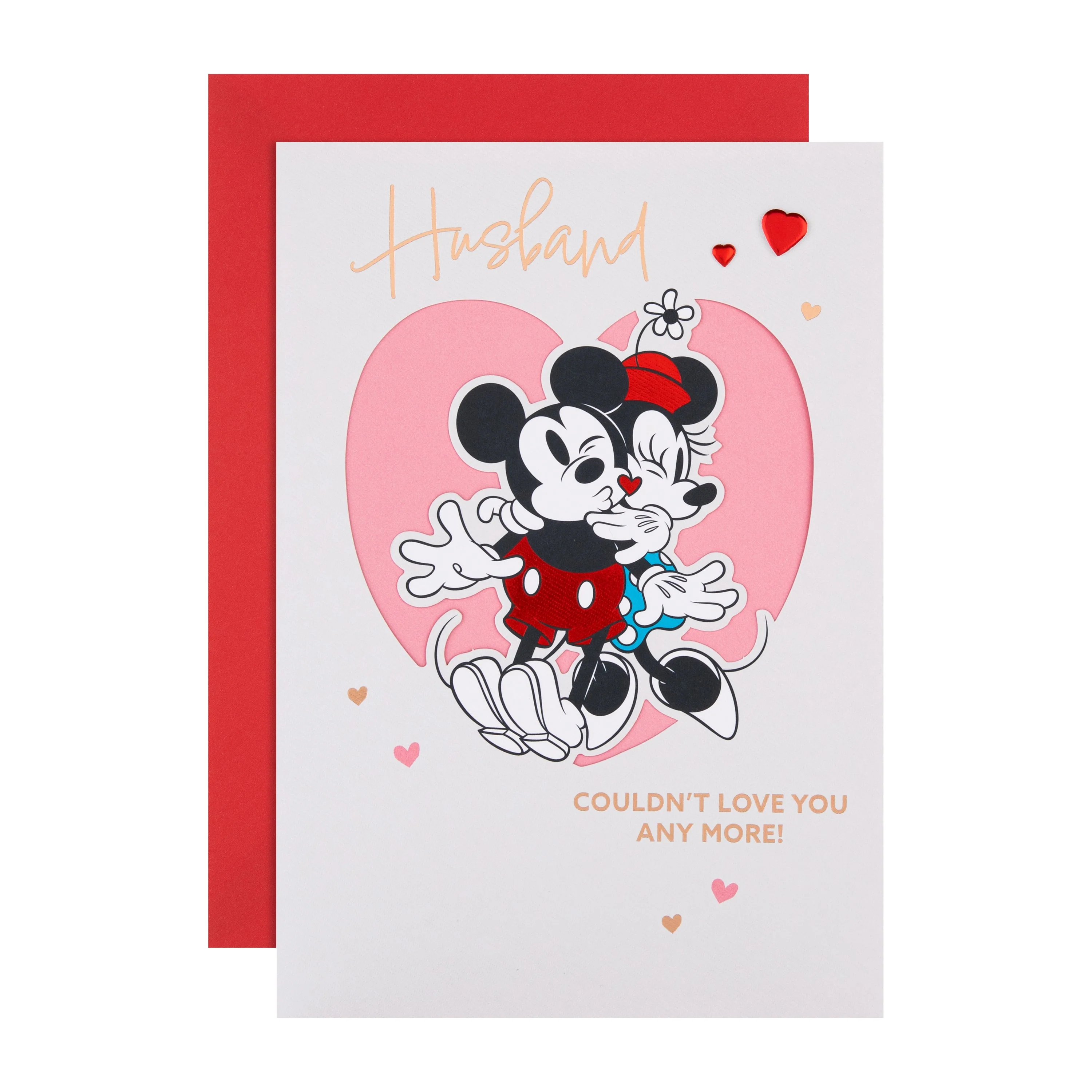 Valentine's Day Card for Husband - Disney Mickey & Minnie Mouse