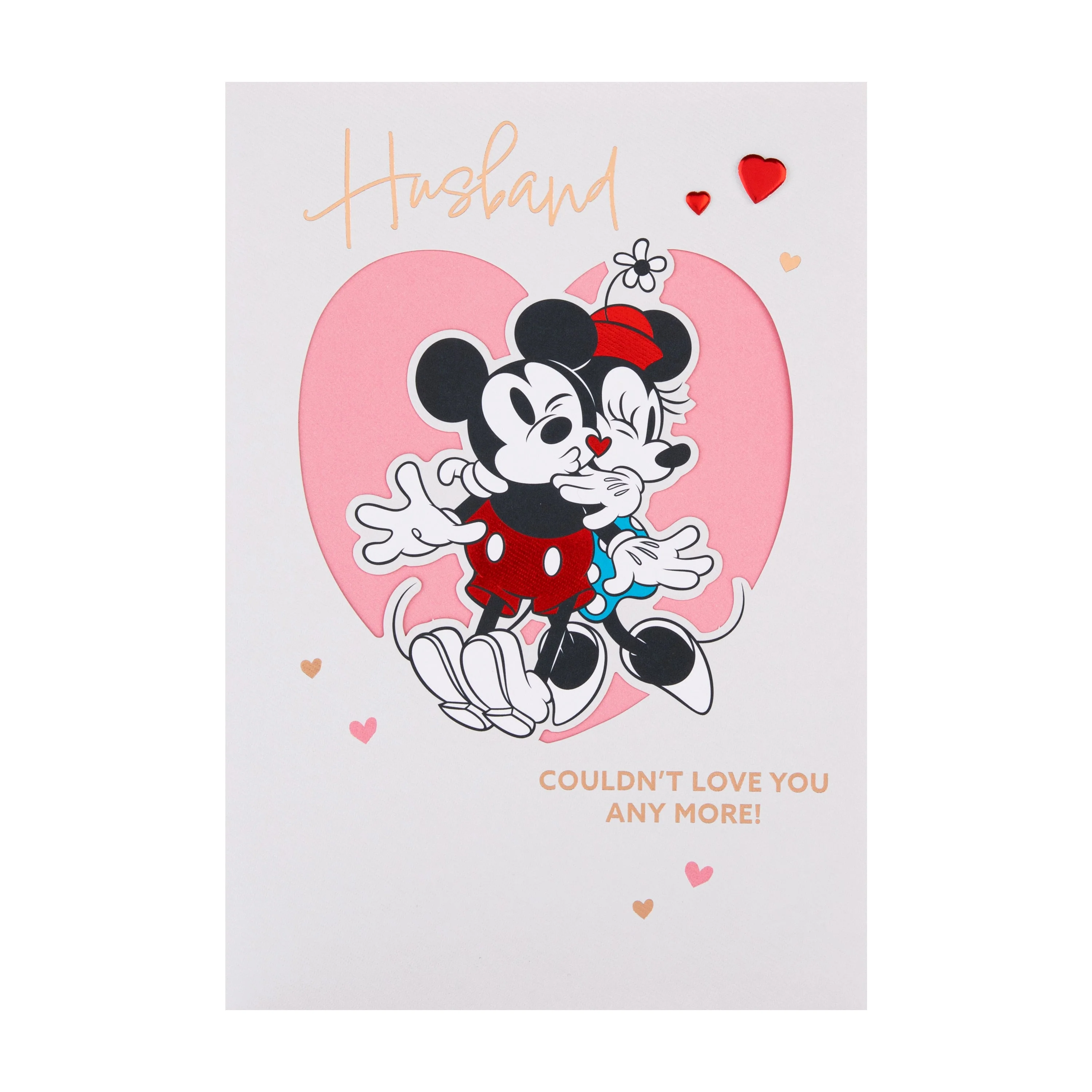 Valentine's Day Card for Husband - Disney Mickey & Minnie Mouse - Image 4