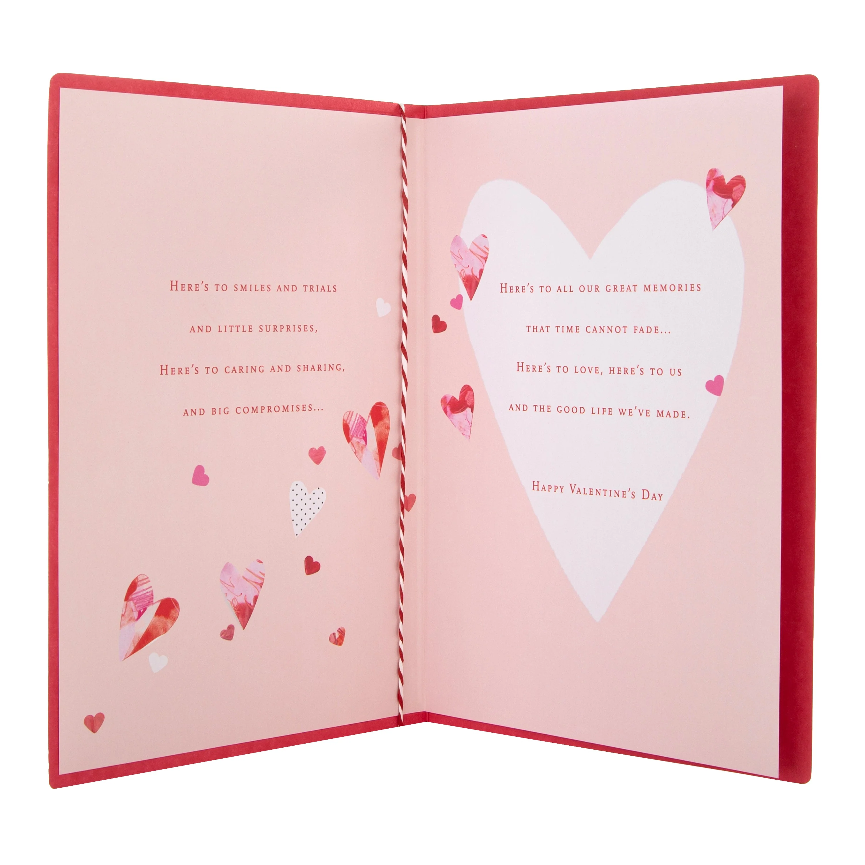 Valentine's Day Card for Husband - Traditional Heart and Arrows Design - Image 2