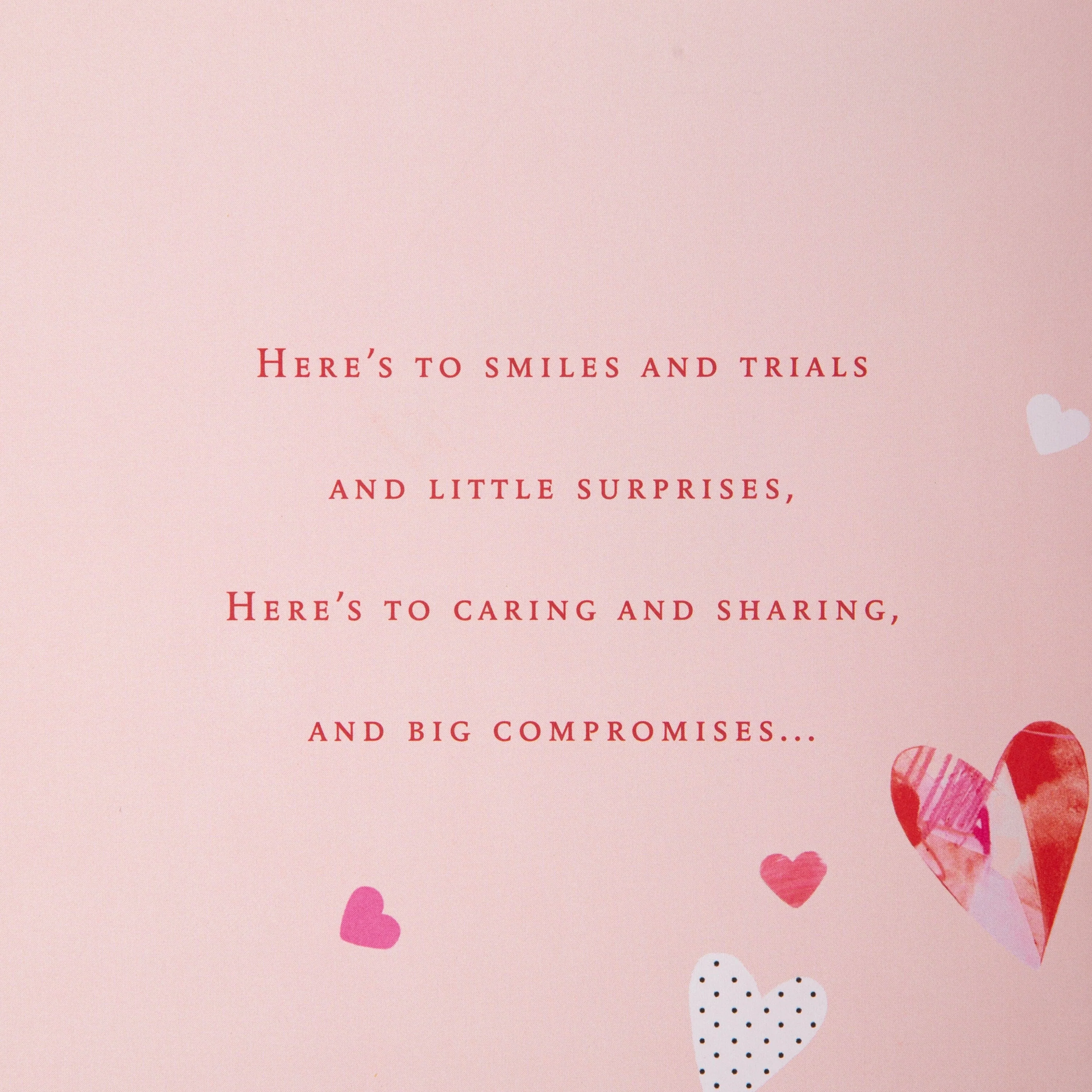 Valentine's Day Card for Husband - Traditional Heart and Arrows Design - Image 3
