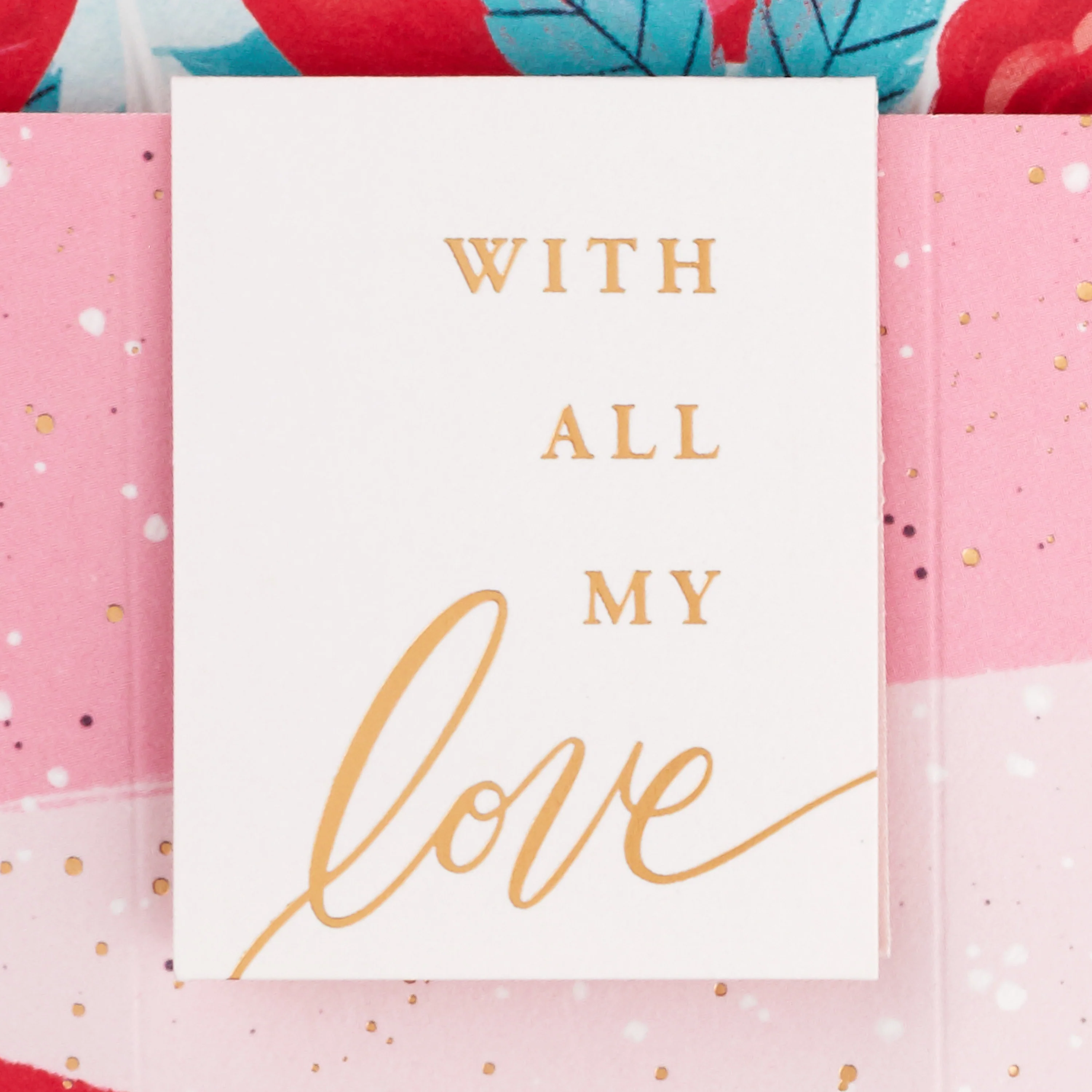 Valentine's Day Card for One I Love - 3D Pop Up Bouquet of Roses Design - Image 6