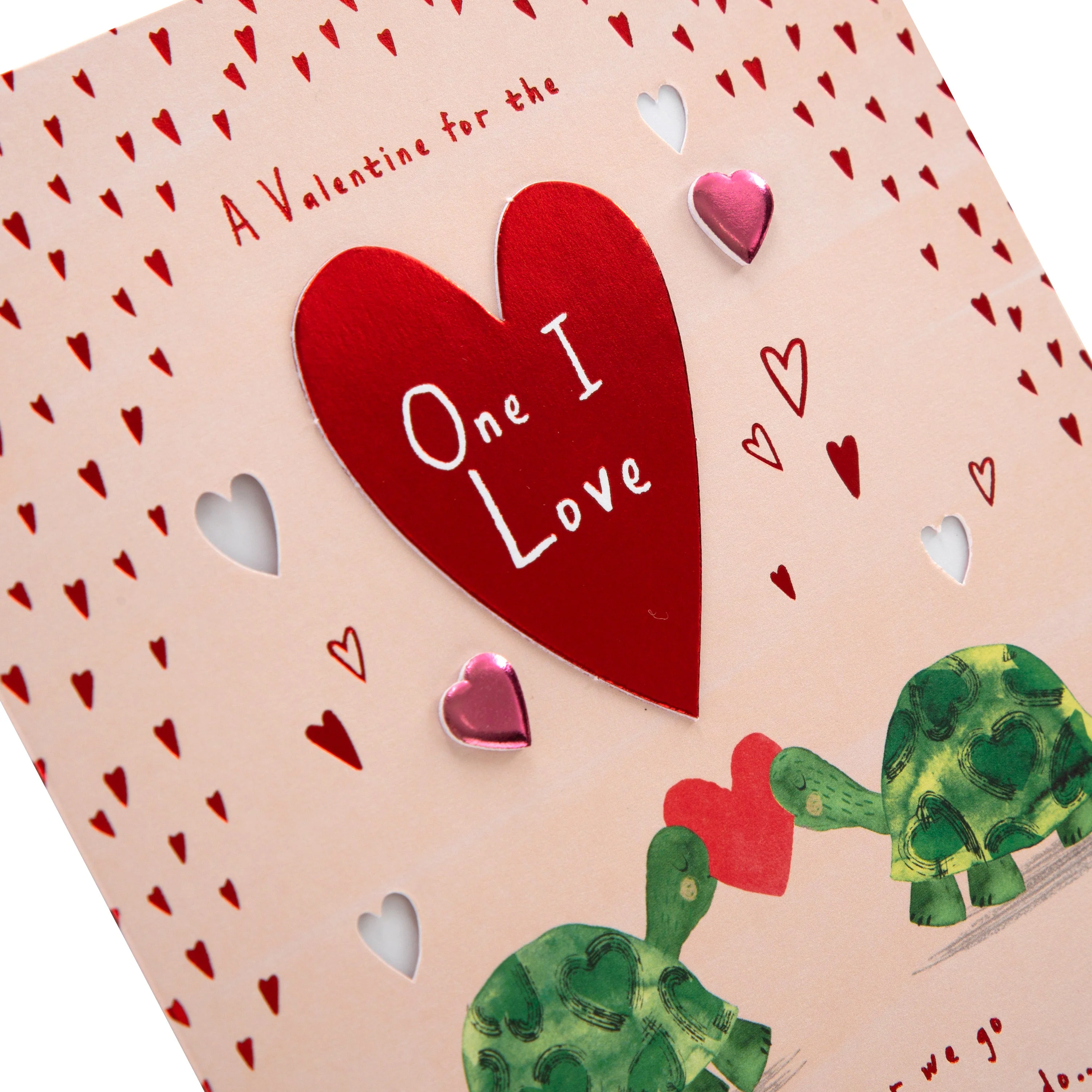 Valentine's Day Card for One I Love - Cute Turtles Design - Image 4