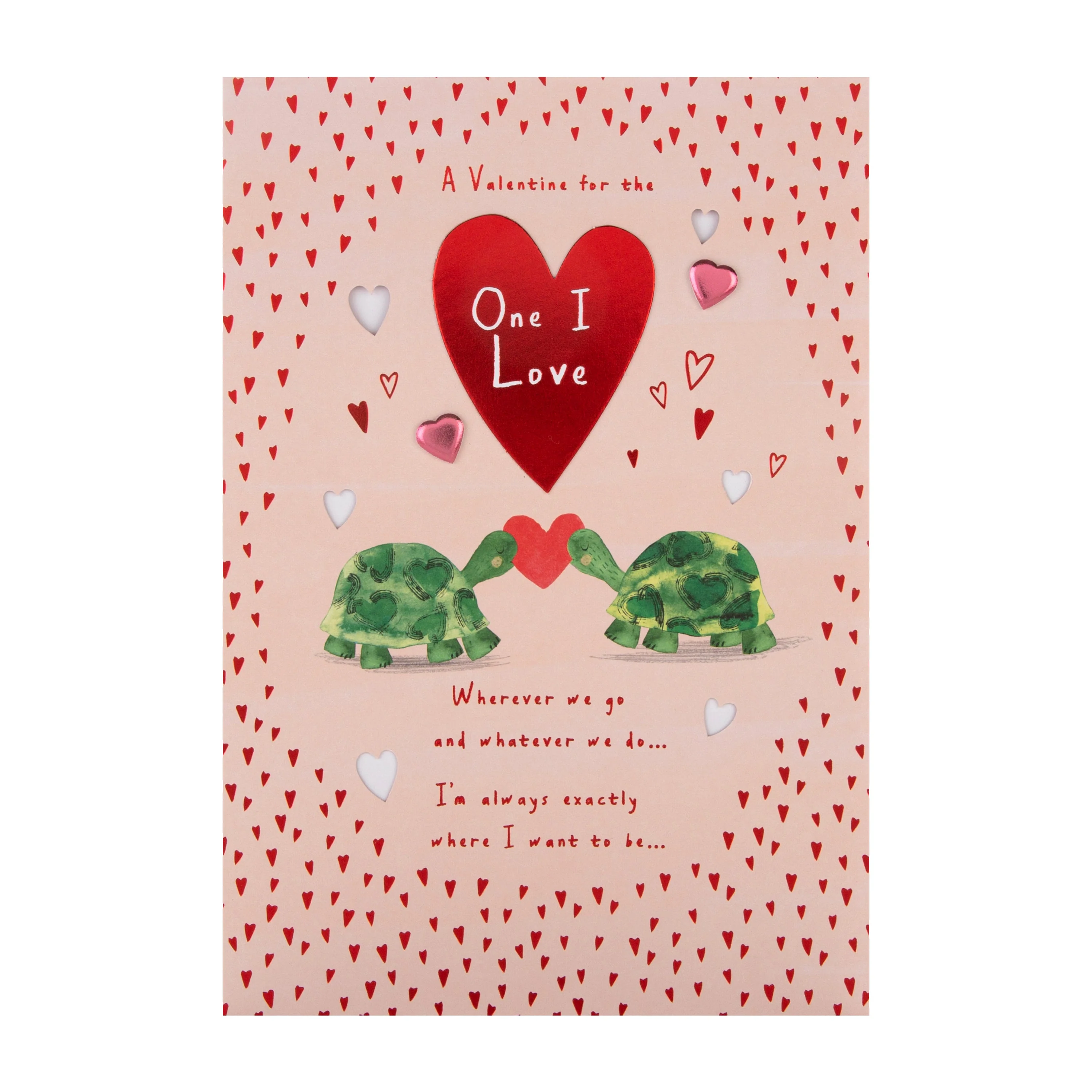 Valentine's Day Card for One I Love - Cute Turtles Design - Image 5