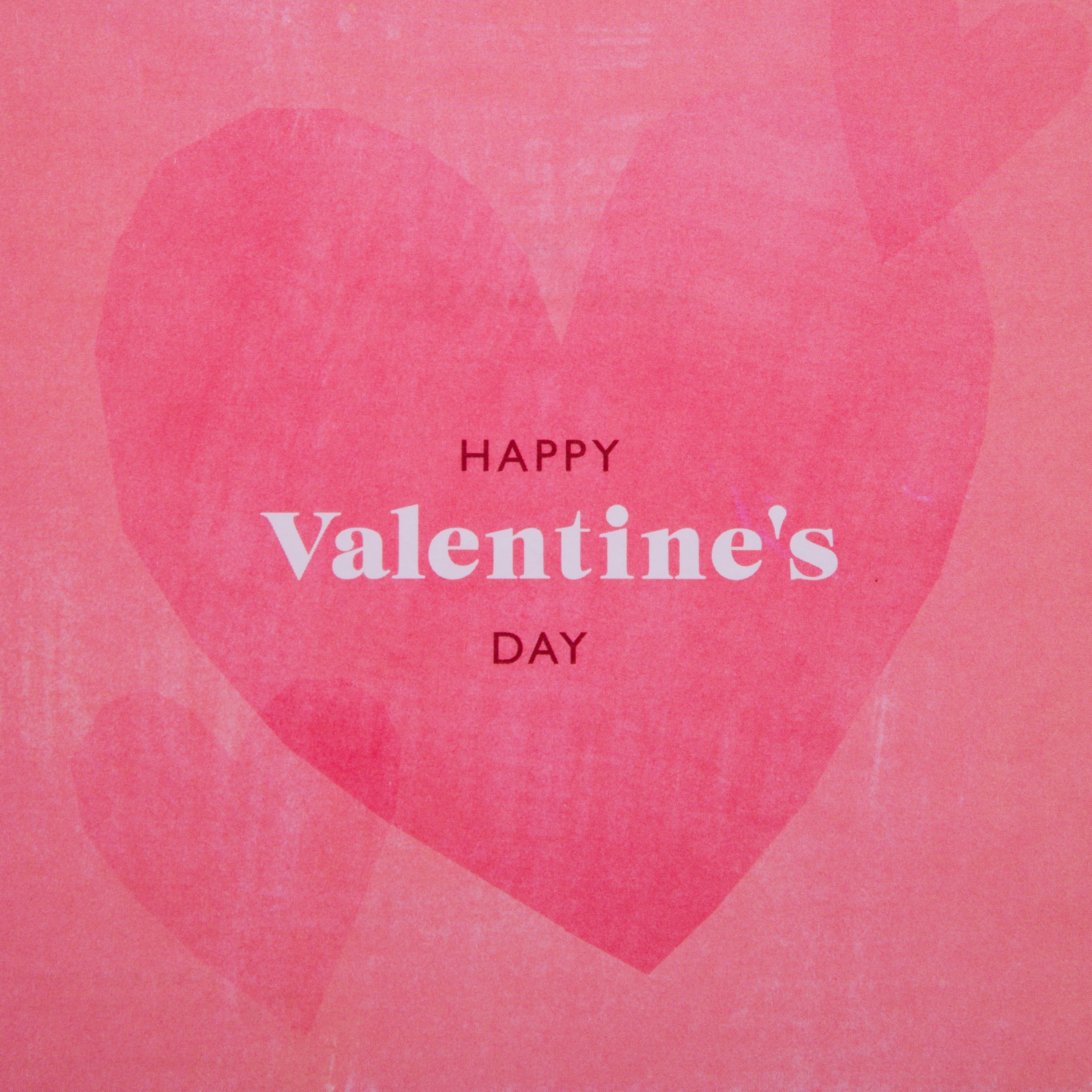 Valentine's Day Card for One I Love - Red with Gold Heart Design - Image 3