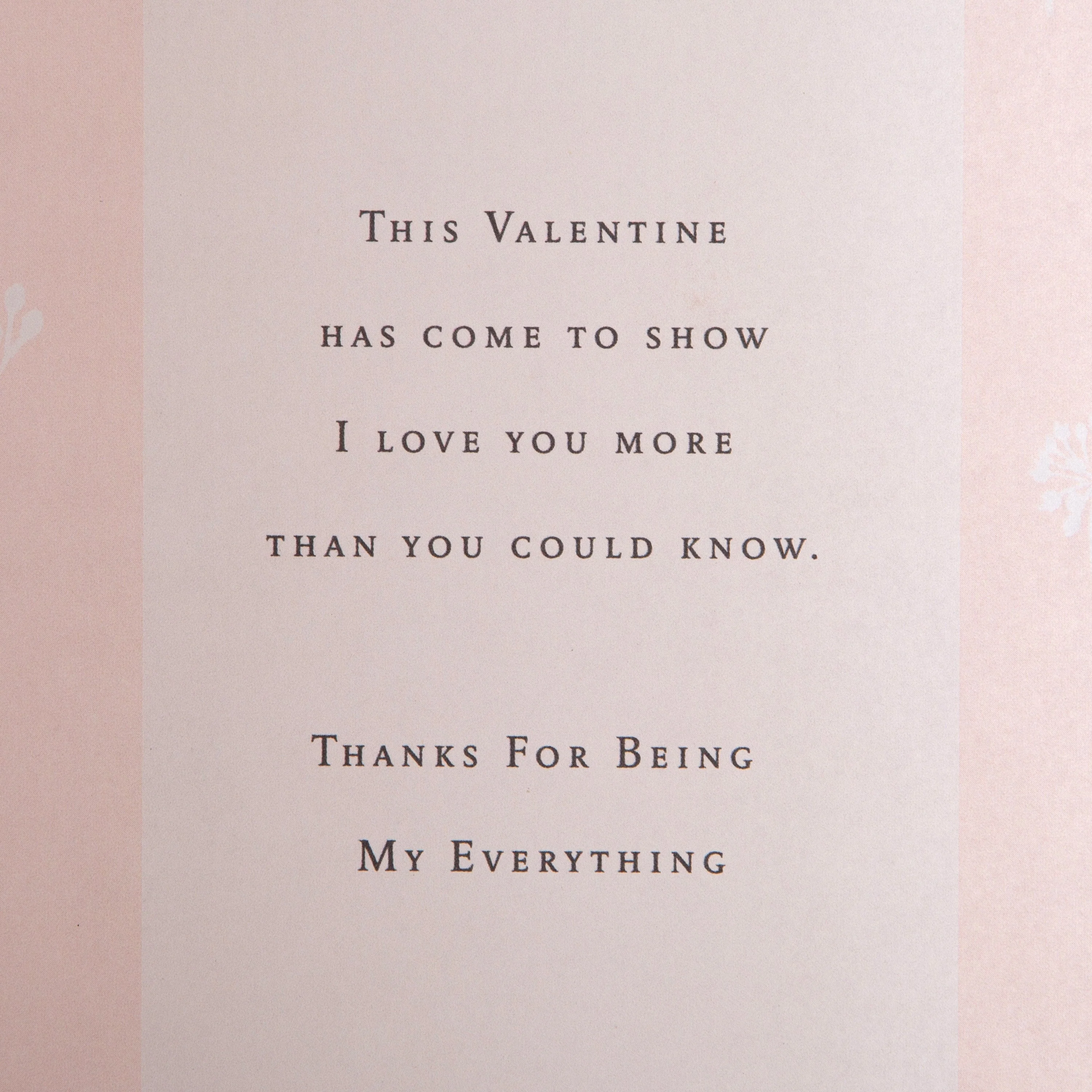 Valentine's Day Card for One I Love - Traditional Floral Heart Design - Image 4