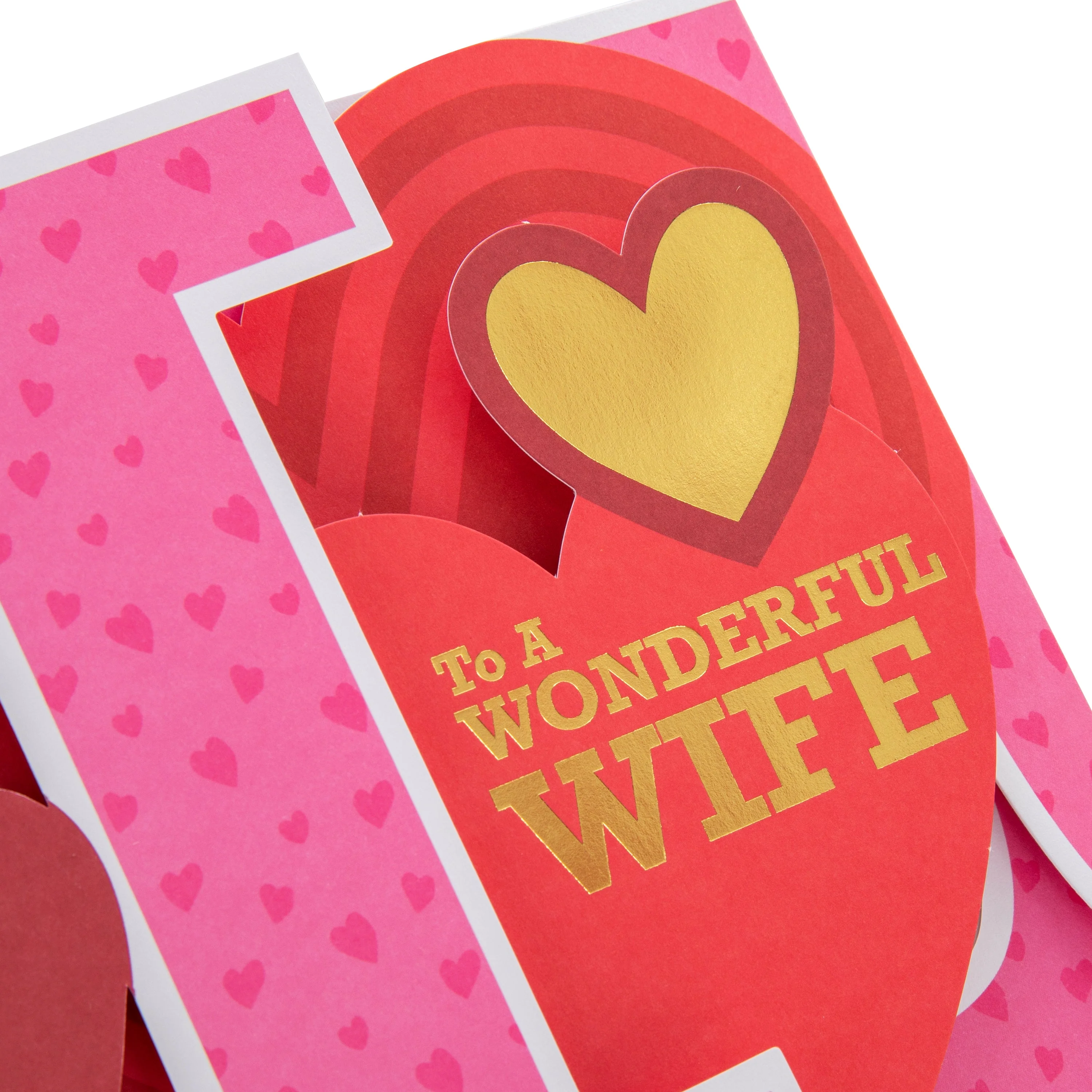 Valentine's Day Card for Wife - 3D Fold-Out Banner Design - Image 4