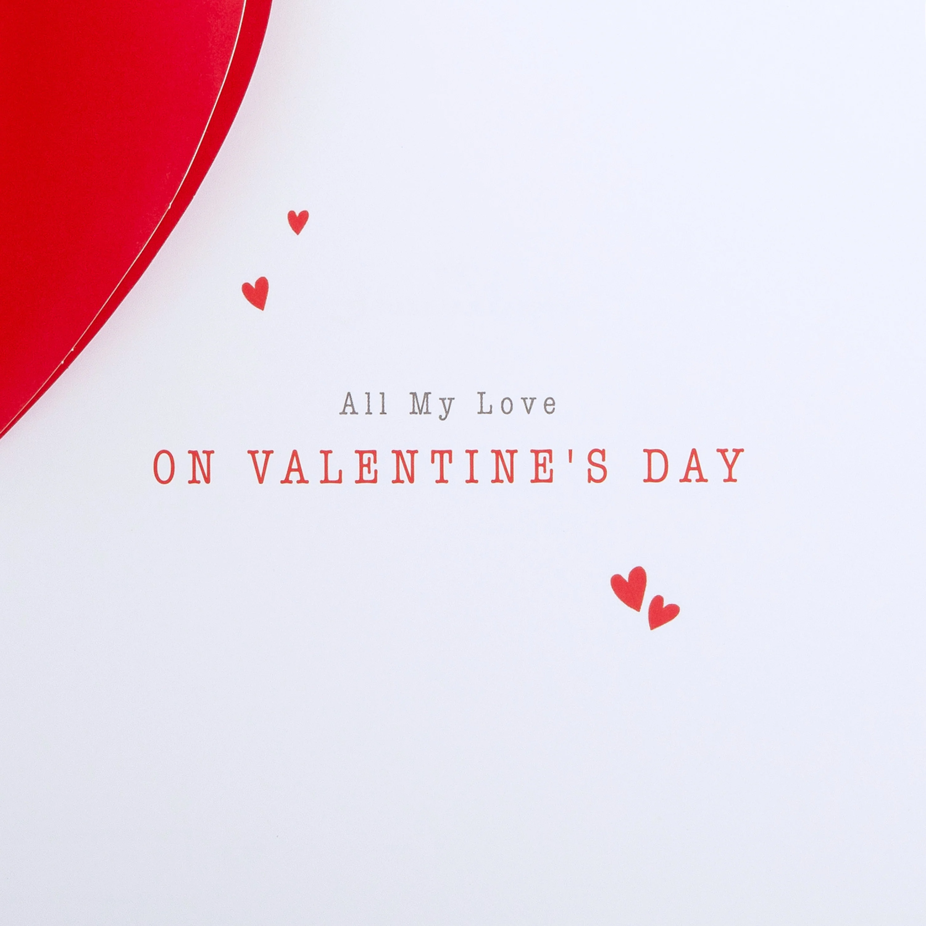 Valentine's Day Card for Wife - Cute Badgers Cuddling with Hearts Illustration - Image 3