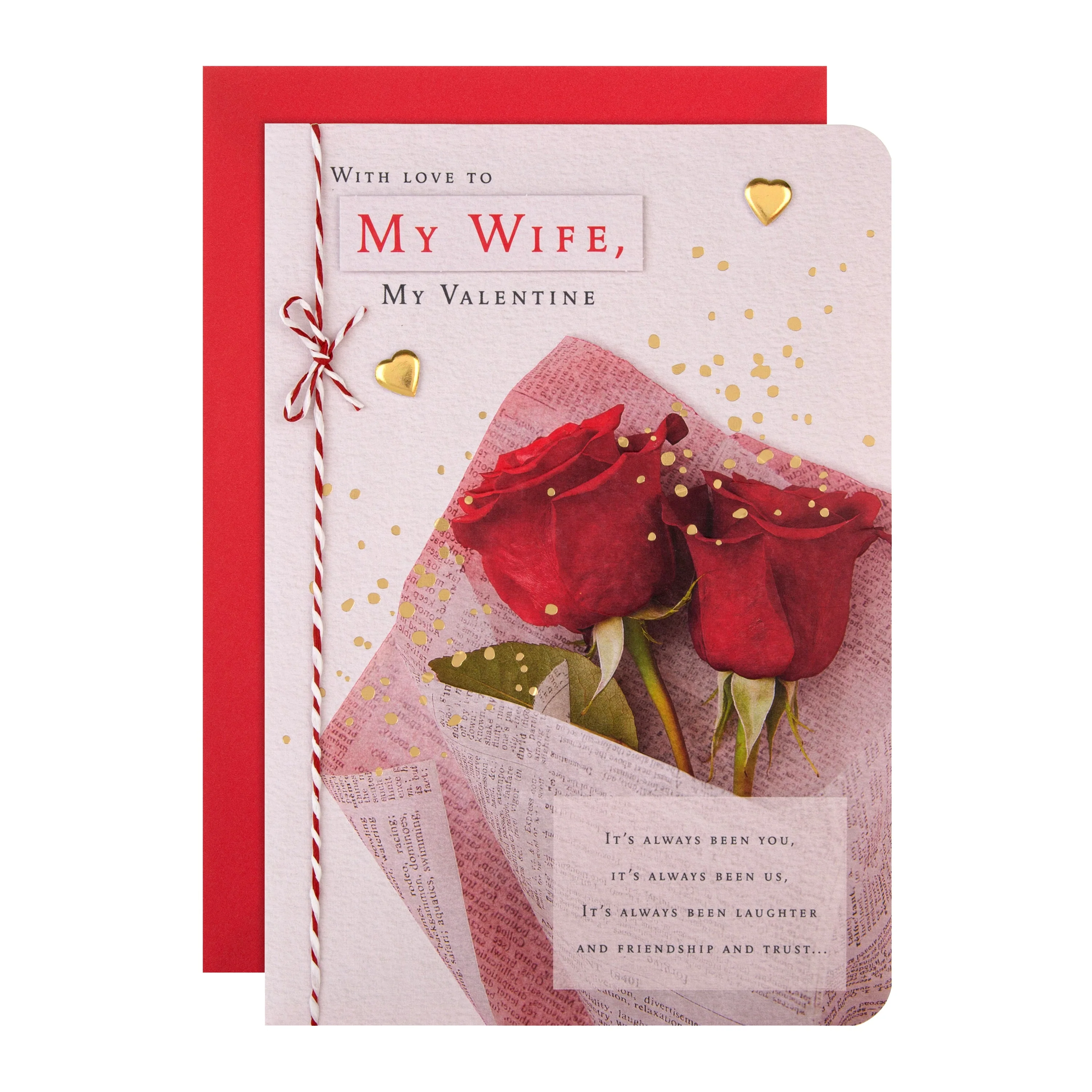 Valentine's Day for Wife - Traditional Roses Design