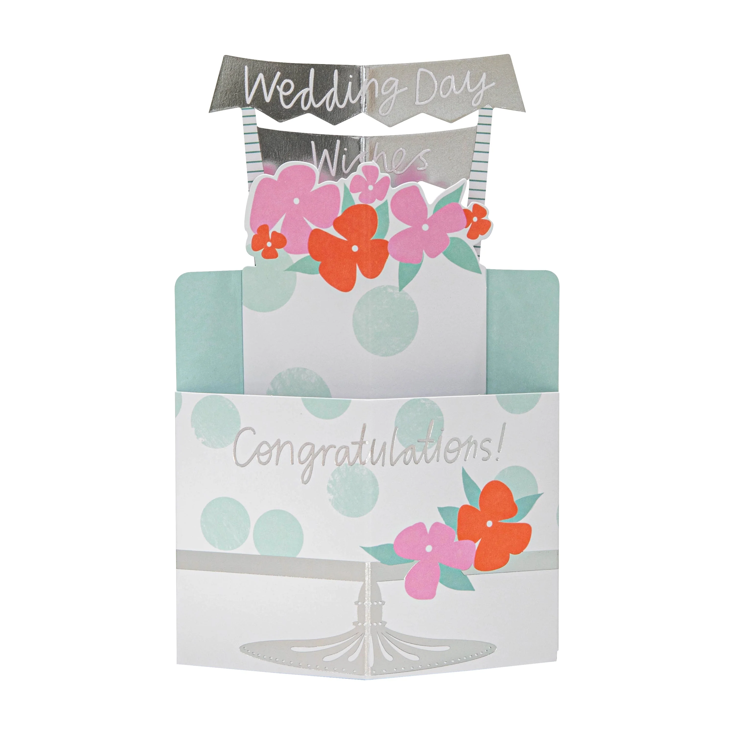Wedding Card - 3D Pop-Up Cake Design
